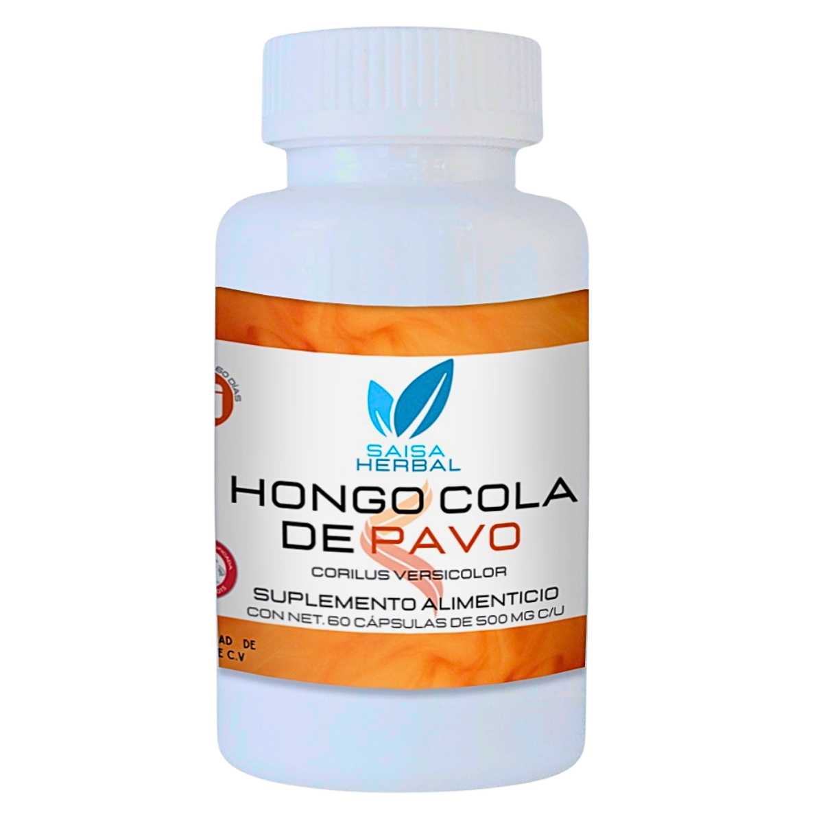 Hongo Cola De Pavo Puro 60 Cápsulas Adaptógenos Saisa Herbal
